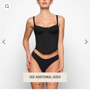 Skims cotton corset